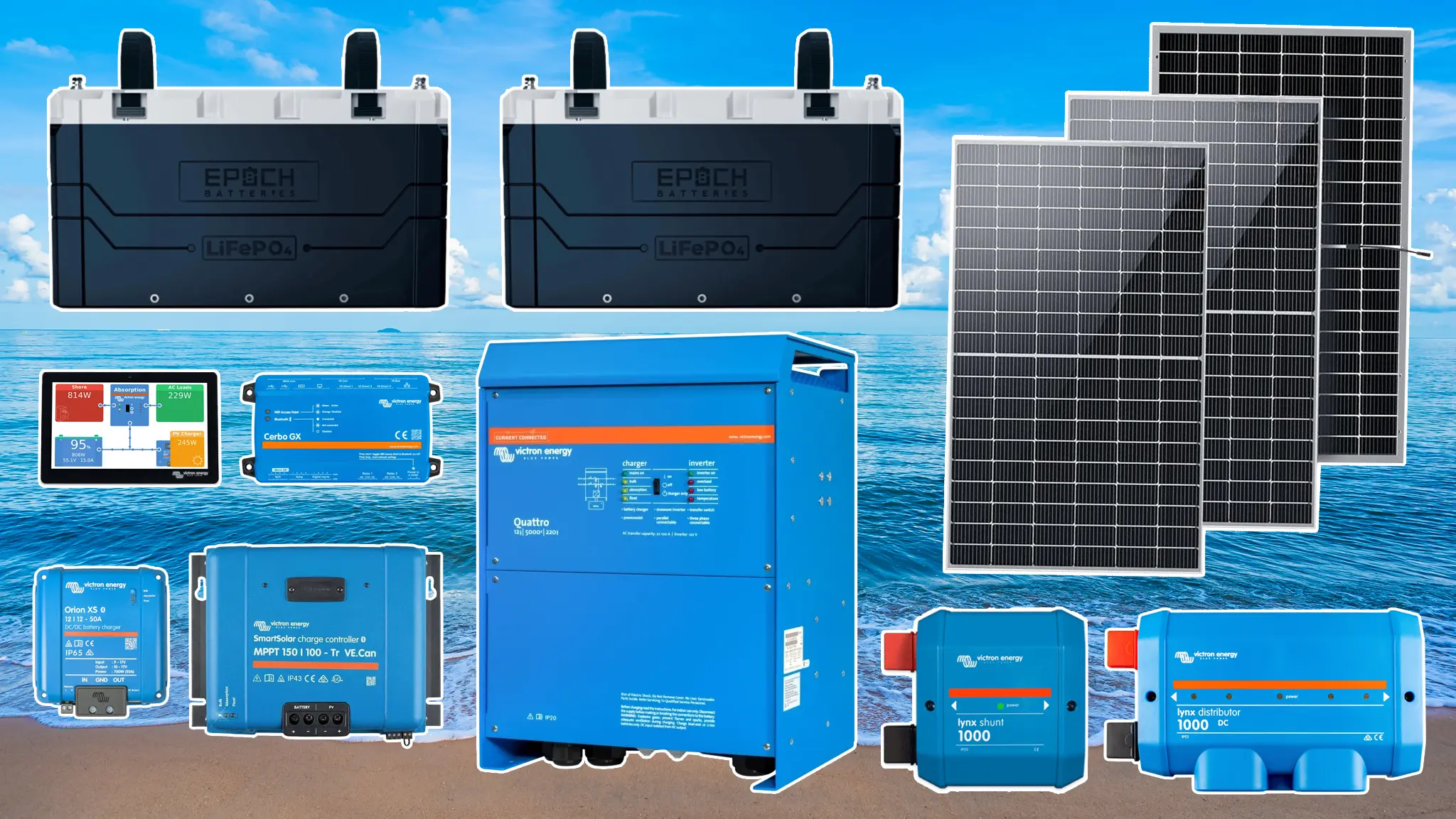 Yacht Solar System Components List